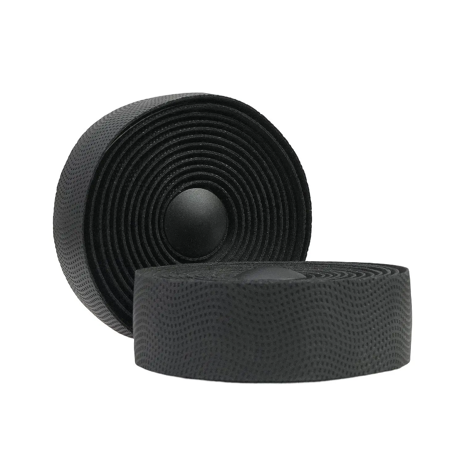 BD12  Handlebar Tape, PU Road  Bar Tape with Anti-Slip Grip, Shock Absorbing  Handlebar Wrap, Heavy-Duty  Double Sided Tape,(Black)