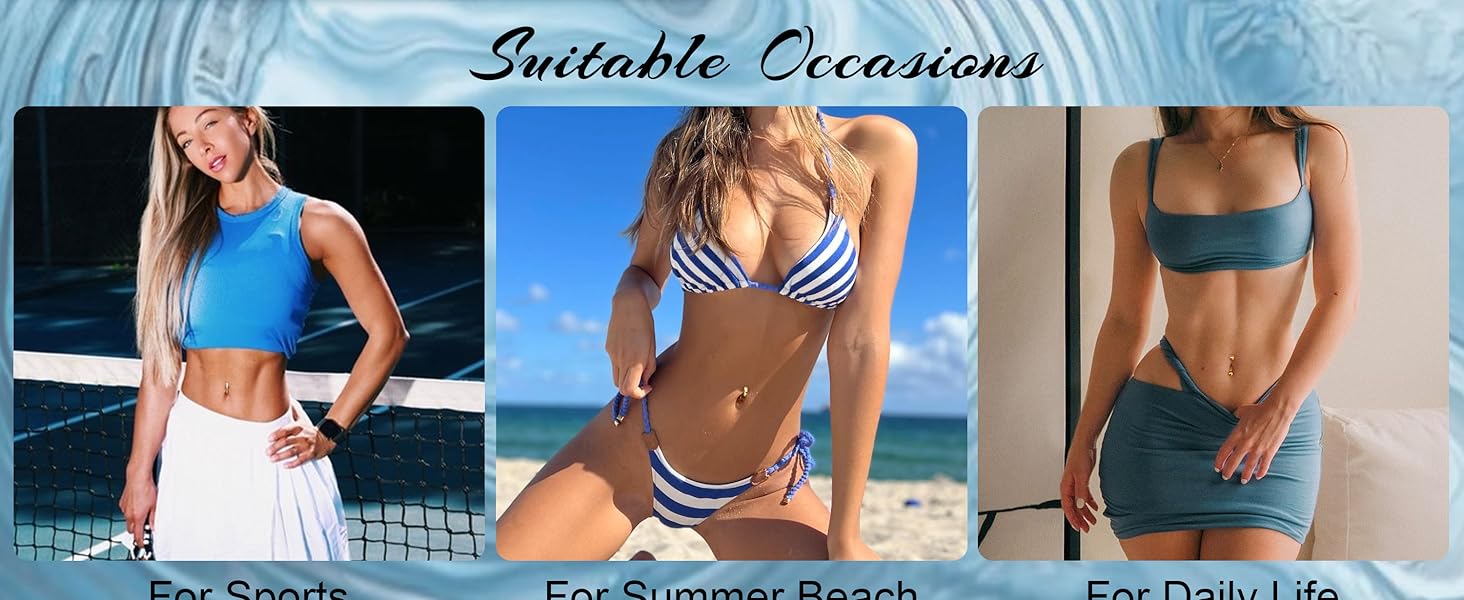 YADOCA 9 Pcs Gold Belly Button Ring - Surgical Stainless Steel Floating CZ Opal Heart Clicker Belly Piercings for Women Navel Belly Piercings Jewelry Pack Silver/Gold