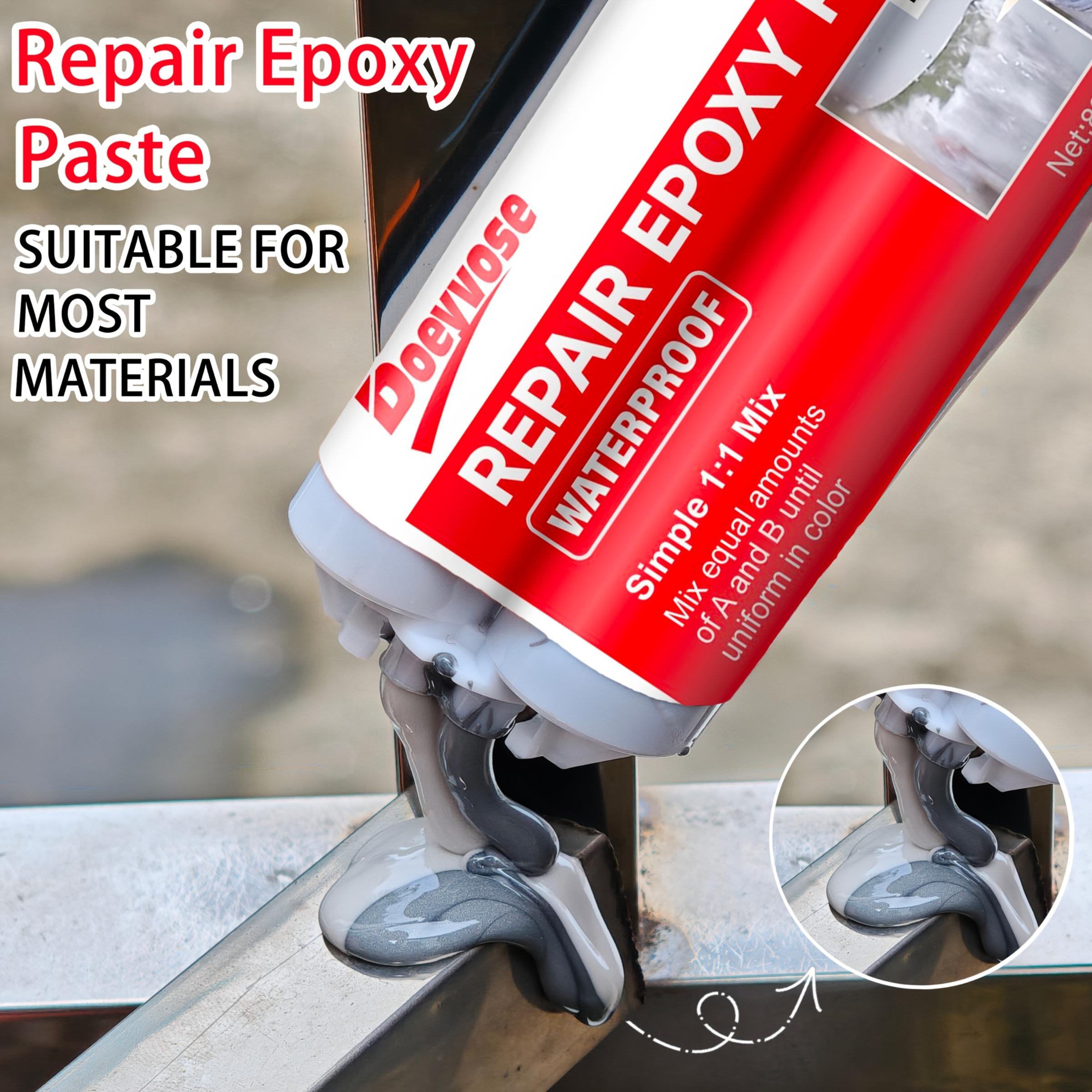 A+b Metal Repair Adhesive Waterproof Epoxy Resin Glue for Iron Steel DIY Metal Fixing Heat Resistant Sealing Agent