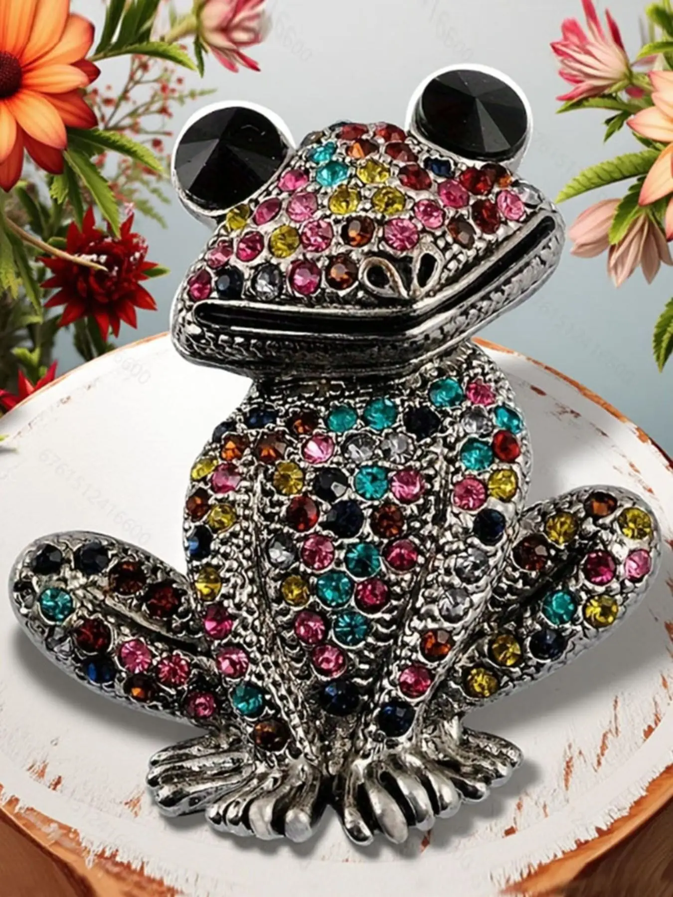 Cute Animal Frog Brooch, Lapel Brooch, Adorable Cartoon Design, Perfect Gift for Kids & Collectors, Unique Accessory for Clothing Decoration