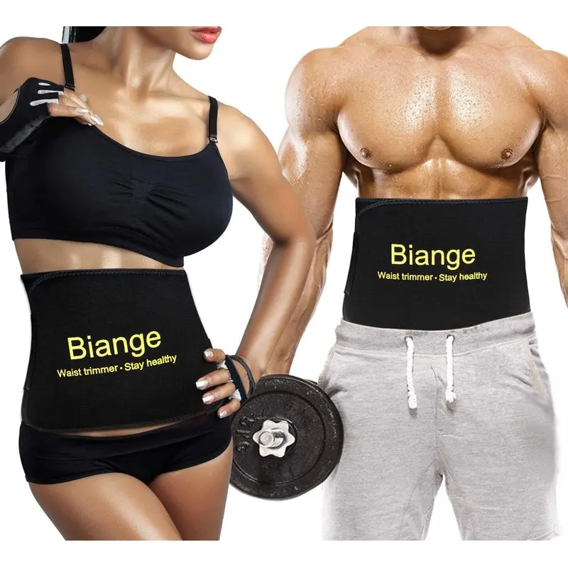 Women's Wardrobe Waist Trainer for Women Men Sweat Belt Waist Trimmer Belly Band Stomach Wraps
