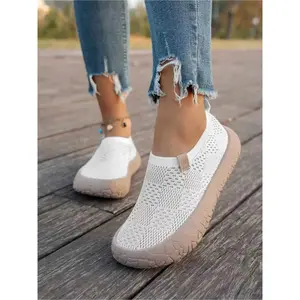 Women's Sporty Casual Walking Shoes, Thick-Soled Height-Increasing Sneakers, Lightweight Breathable Non-Slip Soft Sole Comfort Shoes, Walking Mesh Shoes