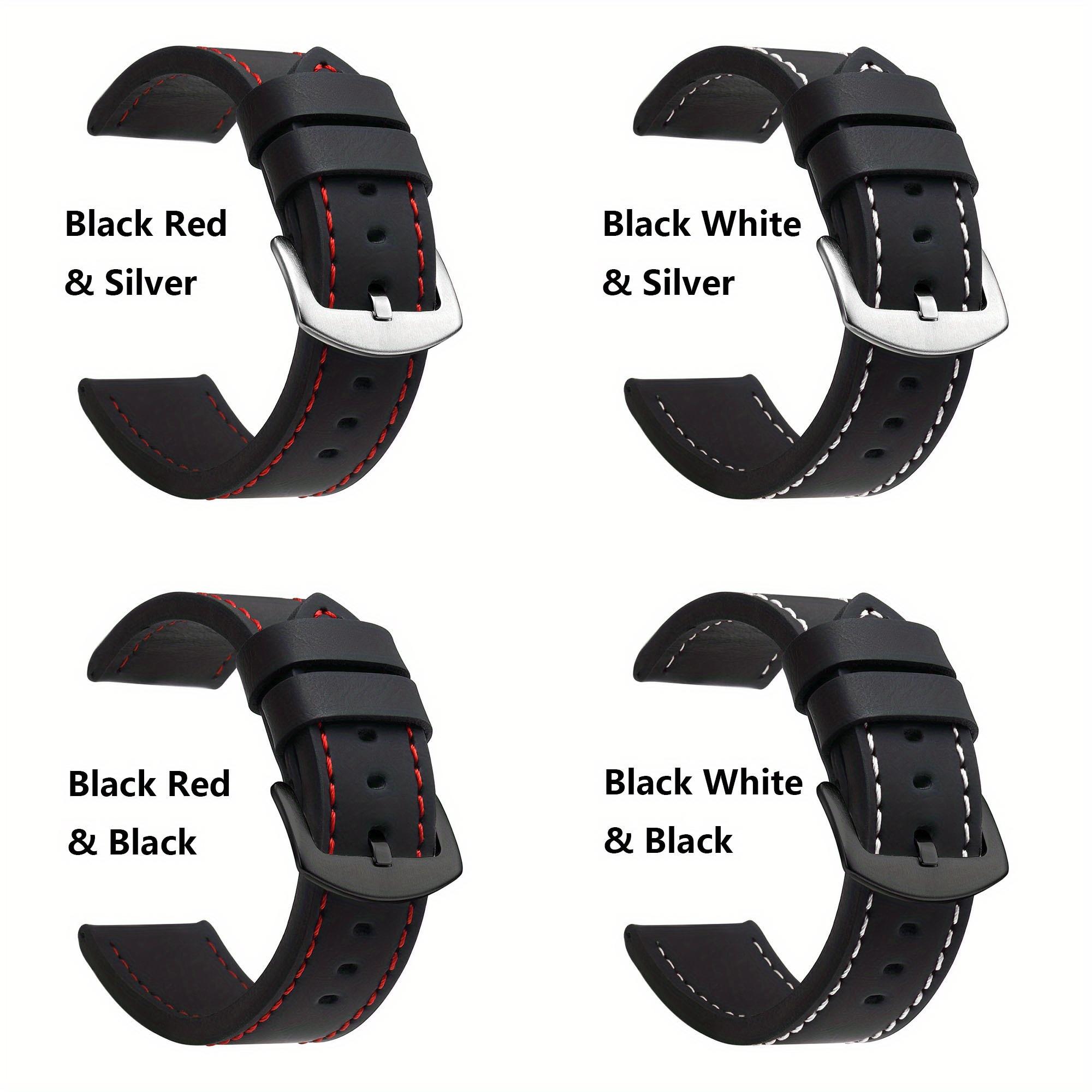 20mm 22mm Retro Business Watch Band – Classic Strap for Samsung Galaxy Watch 6/5/4/Active 2 & 3