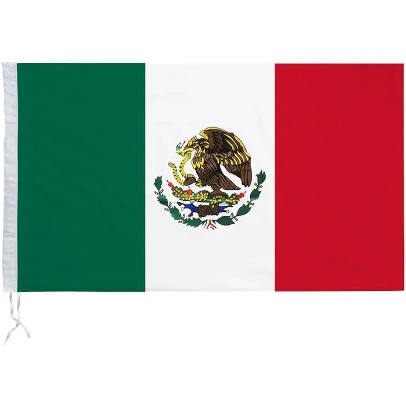 Mexican Flag for Indoor Outdoor Use, 3x5 Feet, Bandera de Mexico, National Symbol | Bandera Mexicana |