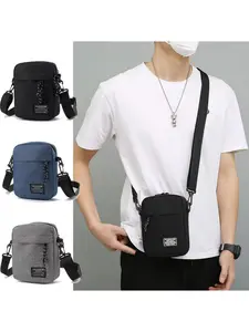 Lightweight Mini Crossbody Bag, Fashionable Small Shoulder Bag, Casual Compact Backpack, Men's Portable Outing Bag, Trendy Mini Messenger Bag, Travel Bag