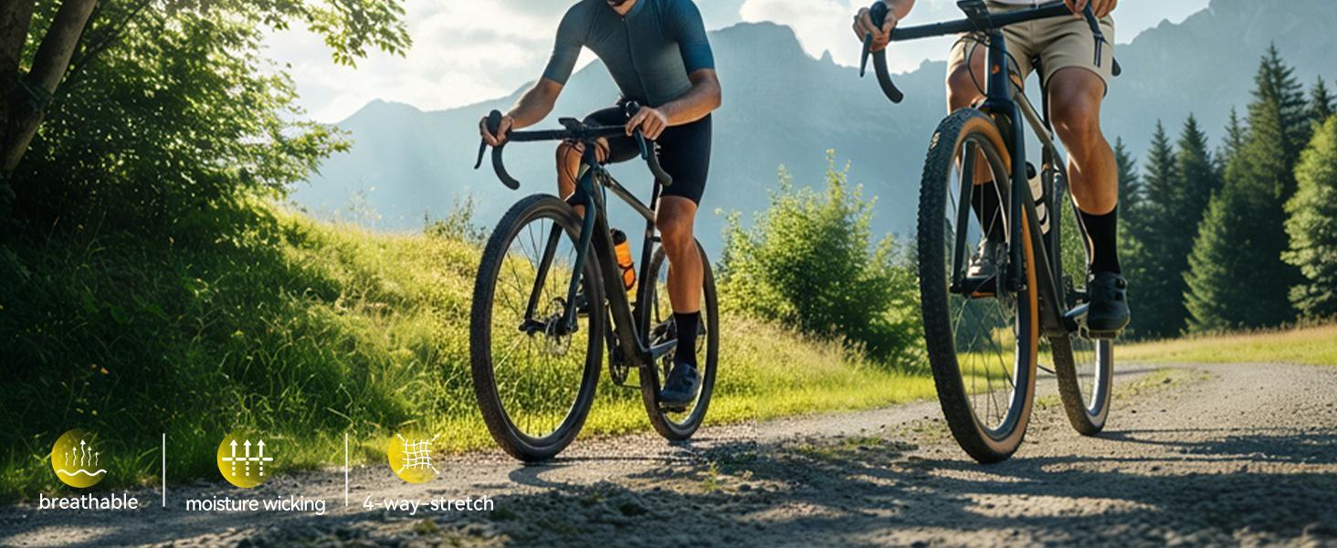 Baleaf Mens 7 Inch Mountain Bike Shorts 4D Padded Loose Fit MTB Cycling Shorts with Phone Zipper Pockets Reflective Riding Gear