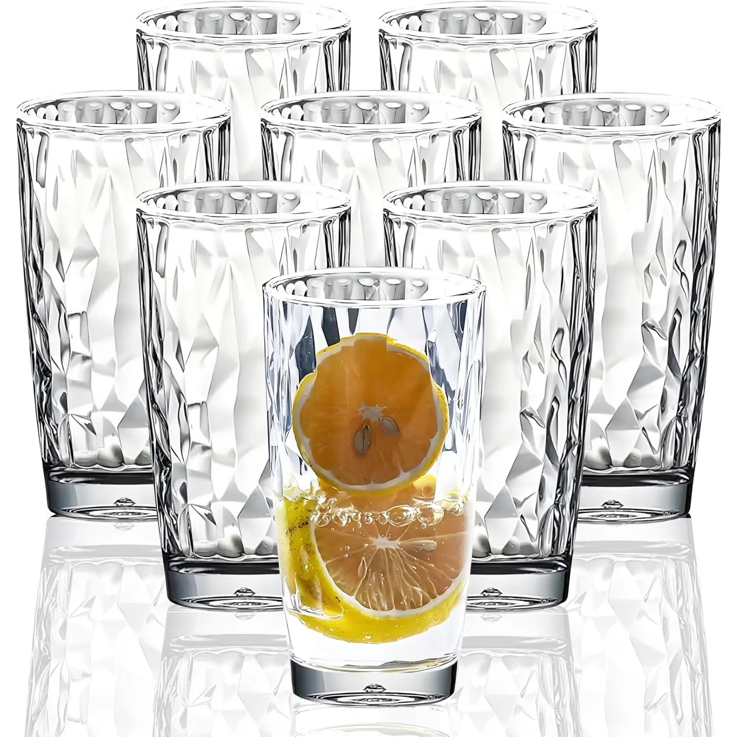 15Oz 8Pcs Clear