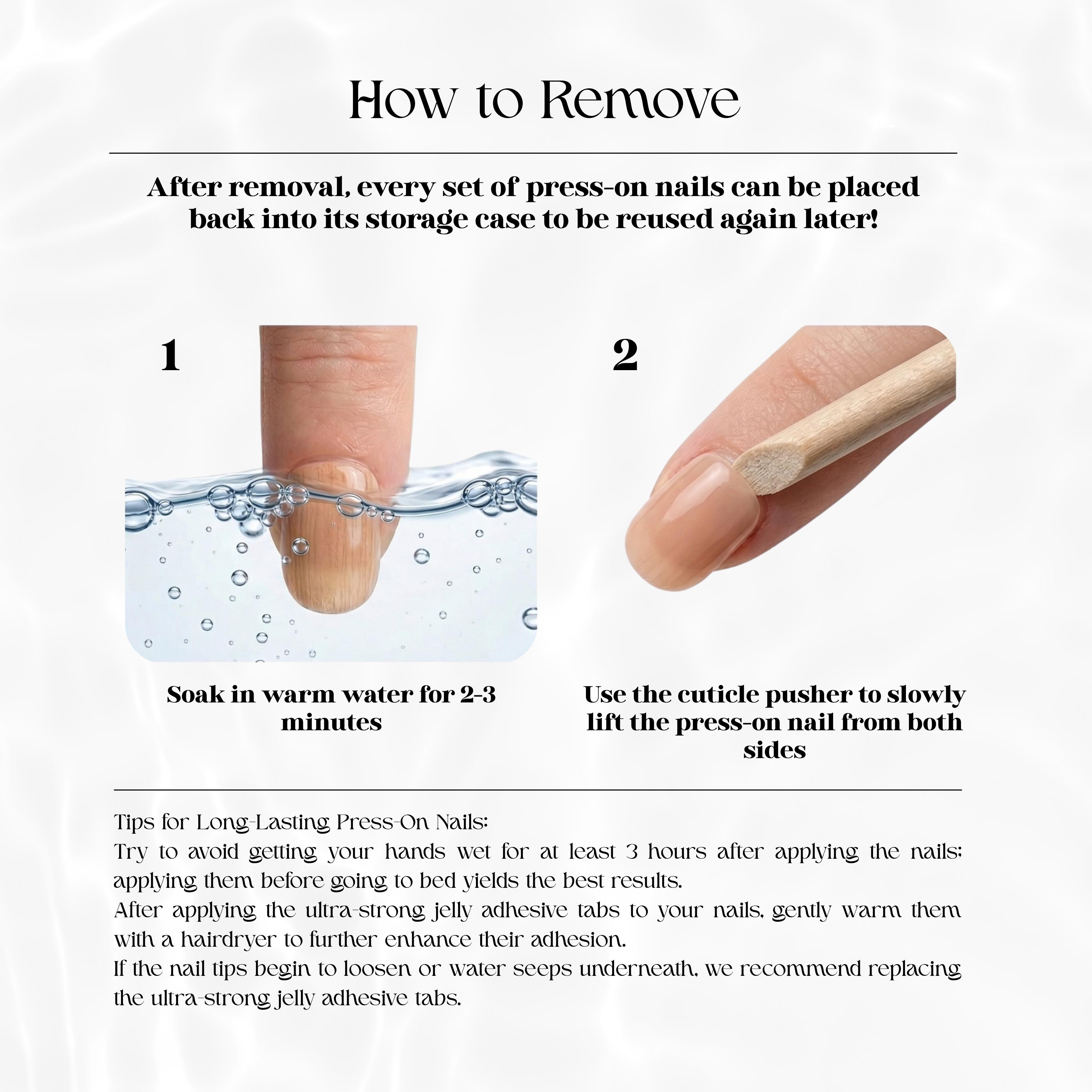 Short Square Press-On Nail Series. Featuring a unique silhouette, this collection of pre-designed acrylic nails showcases a stylish and avant-garde color palette. Requiring no filing or shaping, they are the ideal choice for DIY manicures at home Butterf