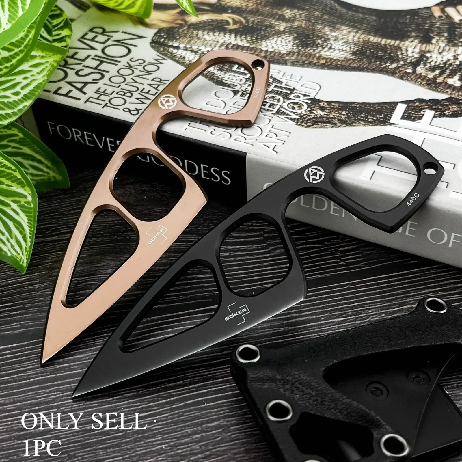 New Jungle Compact Fixed-Blade Knife with Sheath, High-Hardness 440C Stainless Steel Blade—Ideal for Daily Adventures, Mountaineering, Cutting, Rescue, Hiking, Portable Outdoor Survival, and Camping, Portable Multipurpose Knives, Outdoor Survival Tools