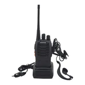 1pcs 888s UHF Portable Walkie Talkie - 400-470MHz, 16CH 2-Way Transceiver