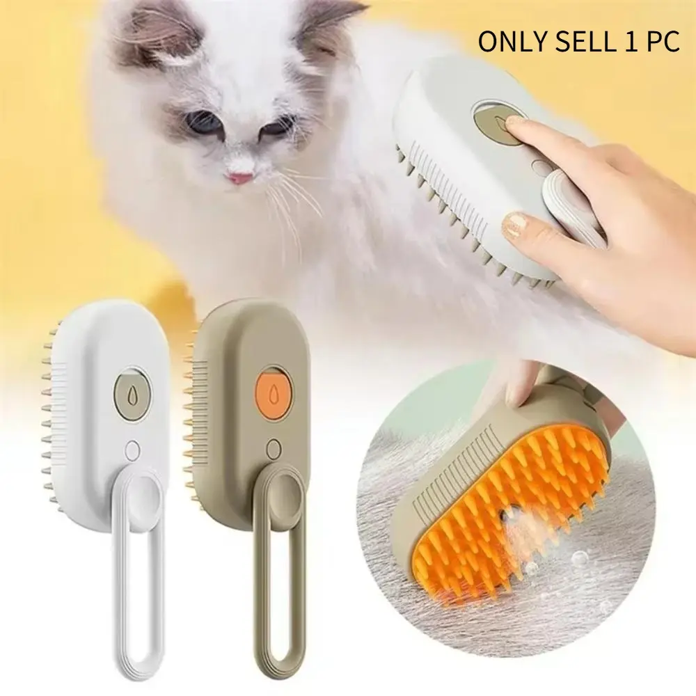 3 in 1 Water Steam Cat Brush Electric Pet Spray Massage Comb,Hair Brushes Steam Brush Steam Cats Comb Cats Massage Grooming  Hair Removal Comb