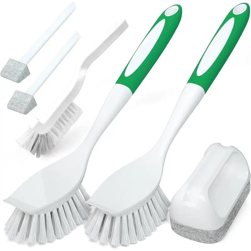 Outdoor activitiesHolikme Dish Brush Cleaning Brush Set for Cleaning Groove ,Green |   Dish Brush Set Cleaning Brush Set, Scouring Pad for Cleaning, Groove  Brushes for Pot, Pan, Abrasive Wheel Brushes