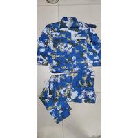 33 cloth navy blue digital camouflage set