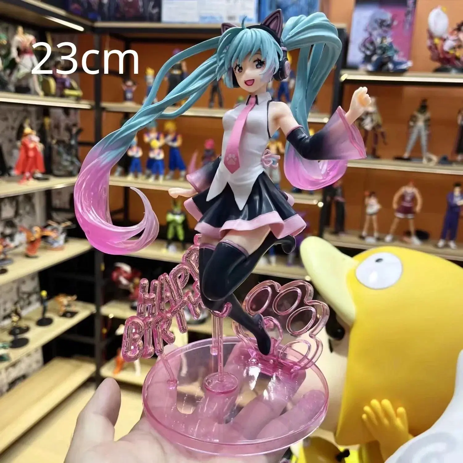 14~25cm Anime & Manga Butterfly Hatsune Miku PVC Action Figure - Virtual Singer Statue, Birthday & Christmas Collectible (Toys & Hobbies, Classic & Novelty Toys), Action Figure Model, Collectible Figurine