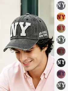 1 PC Men's and Women's Universal Fashion Embroidered Letter Raglan Baseball Cap, Trendy Street-Appropriate Casual Sun Hat, Suitable for daily commuting, outdoor outings, mountain climbing, camping and other scenarios for outfit matching. Also suitable as