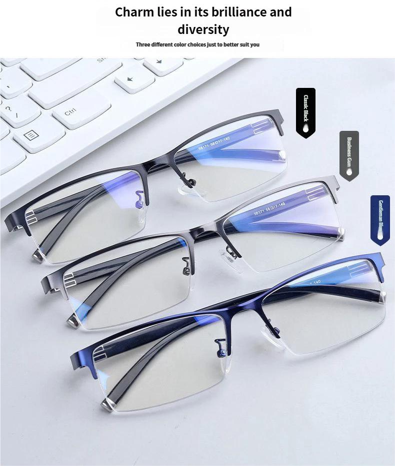3PCS Simple Full-Frame and Half-Frame Glasses, Fashion Eyewear Frames Suitable for Prescription Lenses and Daily Styling 3PCS Simple Full-Frame and Half-Frame Glasses, Fashion Eyewear Frames Suitable for Prescription Lenses and Daily Styling
