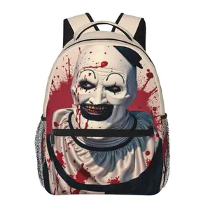 Art The Clown1 backpack, anime bookbag cartoon lightweight backpacks,adjustable straps book bags for teens girls boys, fashionable unisex school bag, kids bags for office travel college work school, gift
