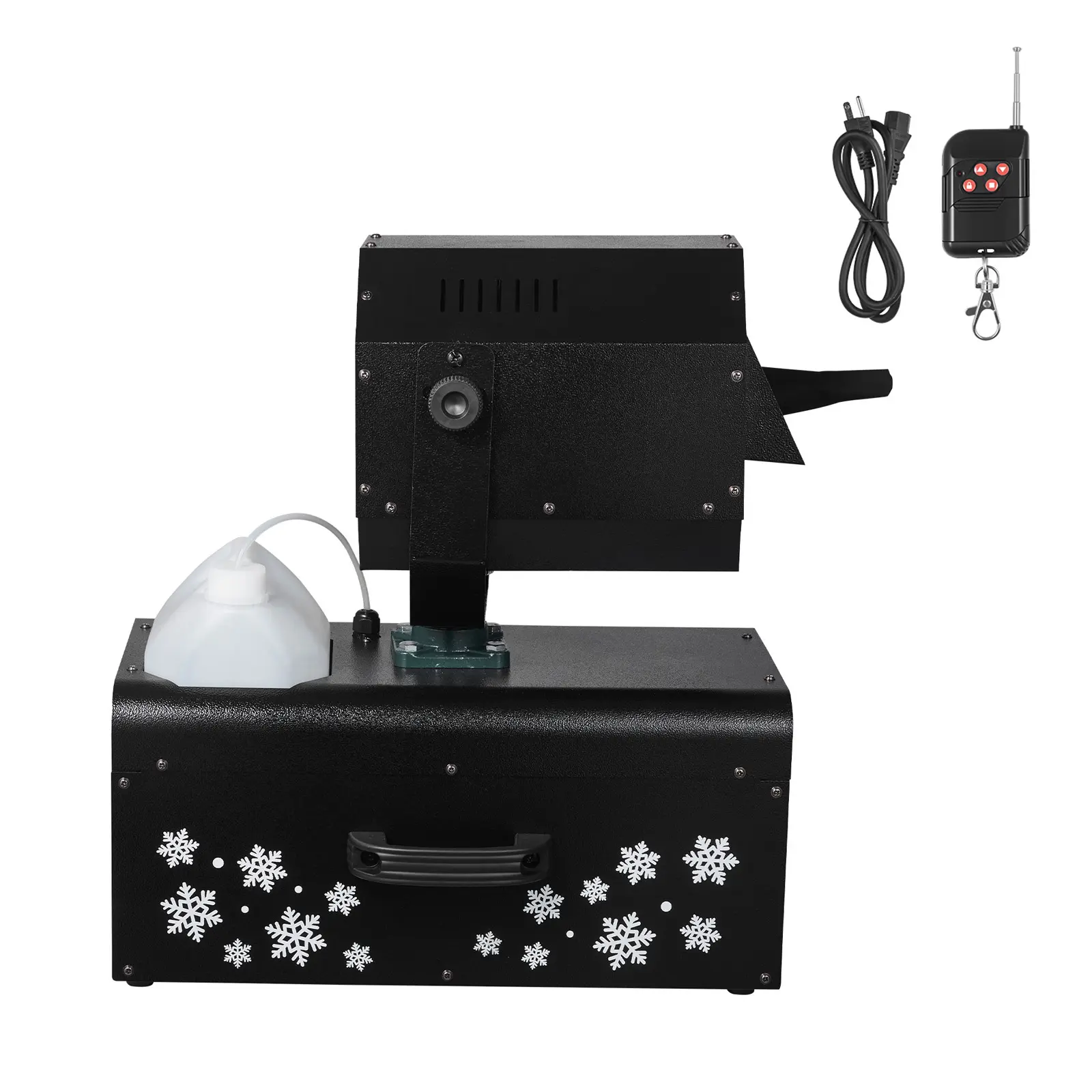 Snow Machine, 2000W 90°Shaking Head Snow Maker by Wireless/Wired Remote Control, High Output Snowmaking Machine Coverage up to 25㎡ with 5L Tank for Christmas Wedding Parties