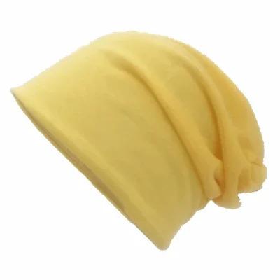 Unisex Knitted Winter Cap Solid Color Hip Hop Slouch Skullies Beanie Casual Hat for Women Men