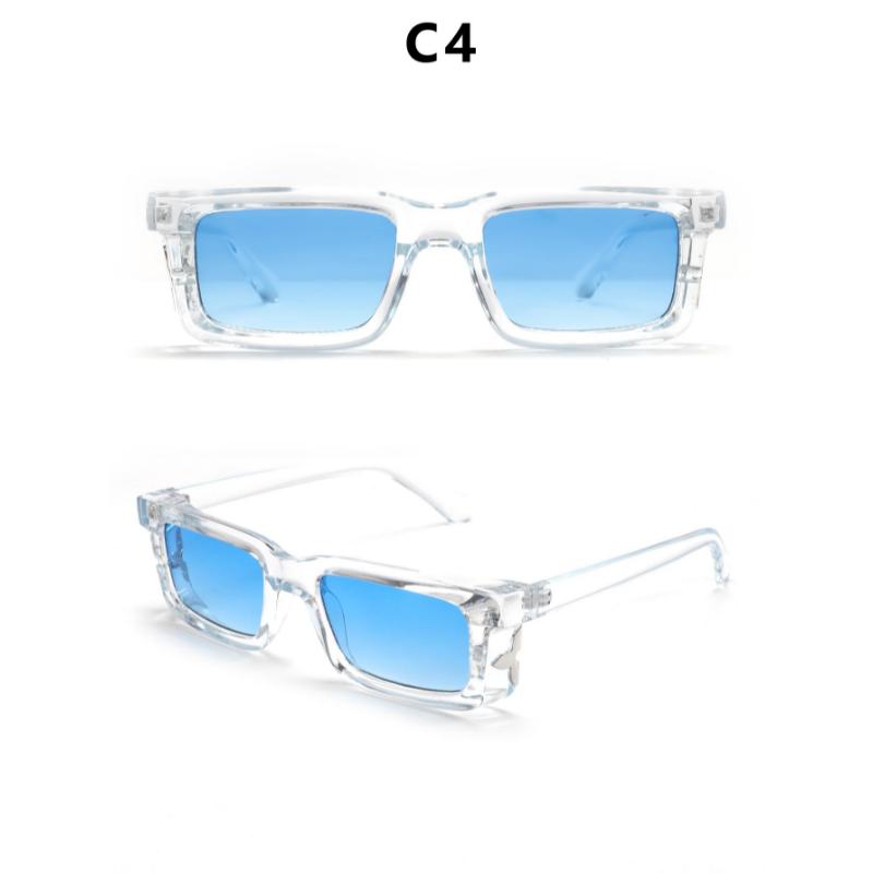 New Minimalist Thick-Framed Square Glasses for Ladies Trendy Individualistic Stylish Photo-Taking Sunglasses Perfect for Unique Style