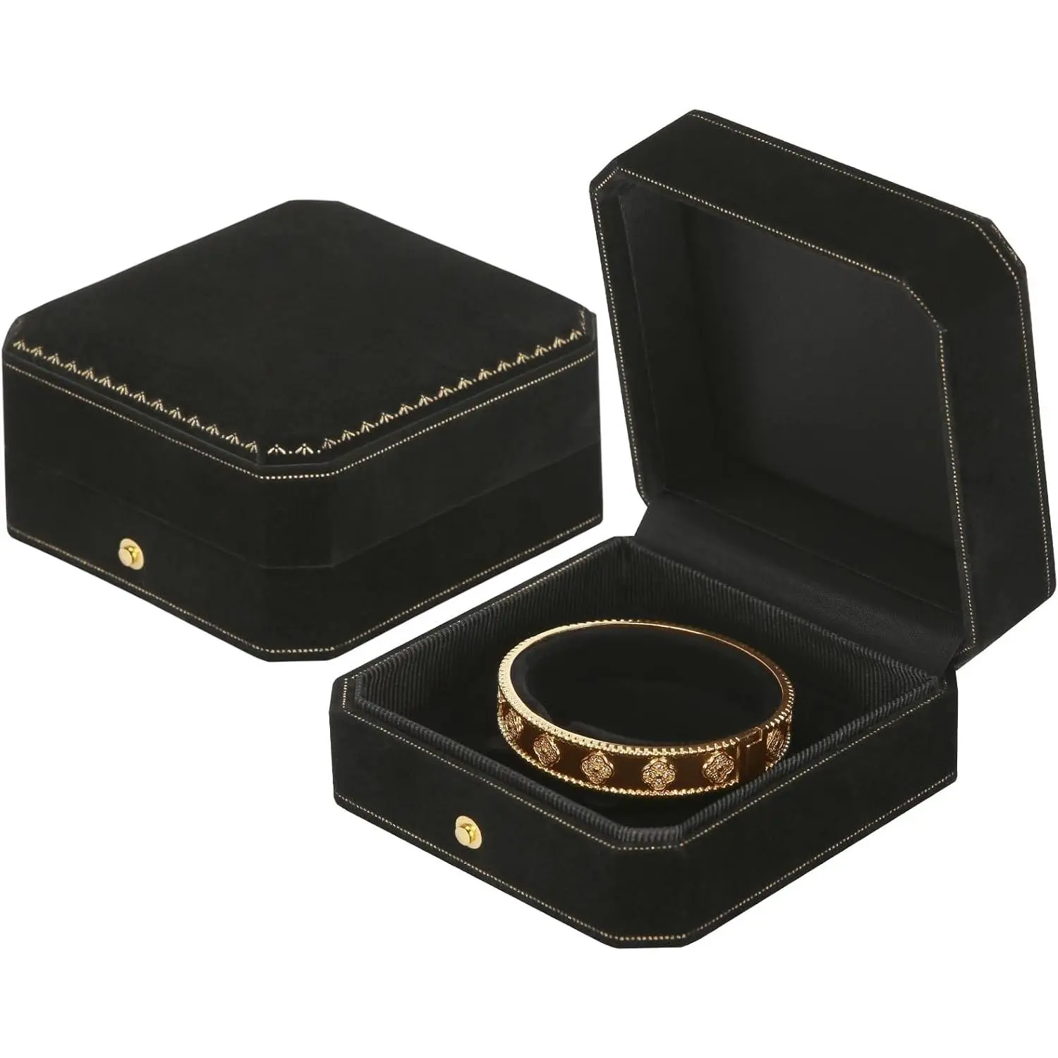 Bracelet Box for Women (Black) | Luxury Bangle  Box, for Wedding Anniversary Engagement Festival,  Storage