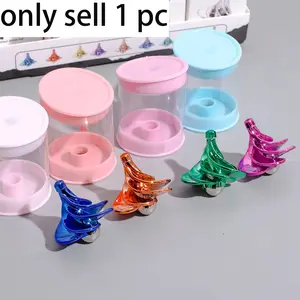 TOOUEE 1 PC Random Colorful Wind Powered Kinetic Spinner, Stress Relief Gadget, Stress Relief Fidget Toy for Adults with Anxiety, Desk Decor for Office Garden, Unique Birthday Gift for Friends, Yard Art Spinning Decor for Home Garden Christmas