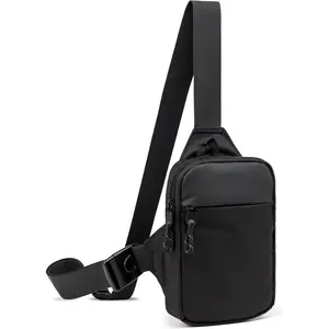 Mini Sling Bag for Men and Women, Small Crossbody Bag Trendy, Casual Waterproof Phone Chest Bag for Travel