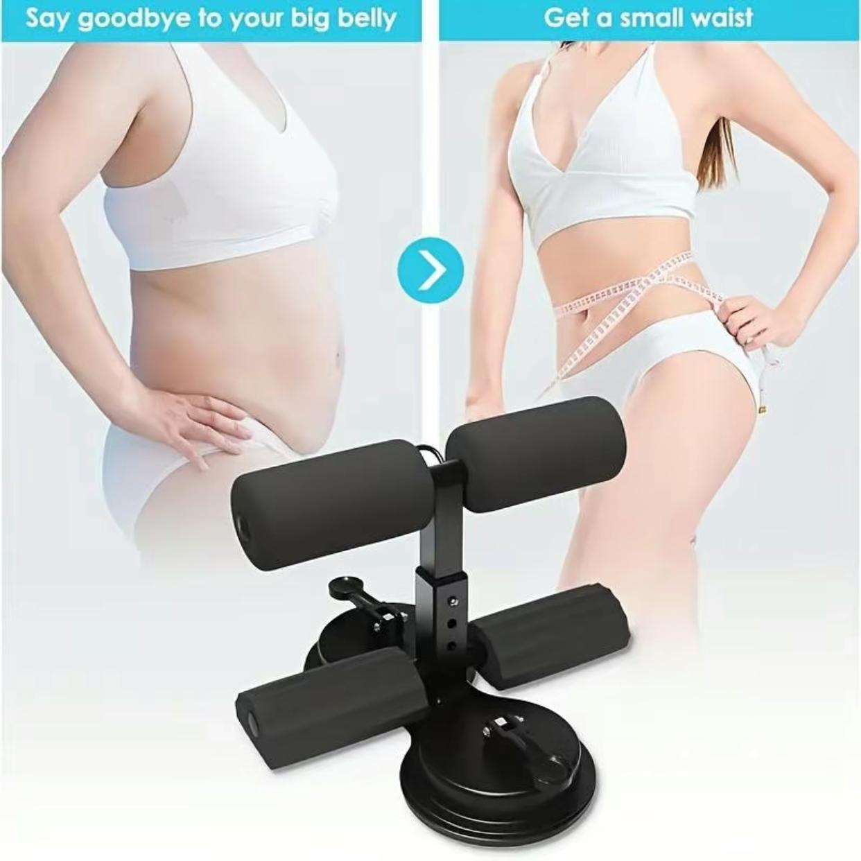 Ab Training Auxiliary Device for Home Fitness, Abdominal Muscle Trainer for Smooth Flat Floors, Ideal Gym Equipment for Core Strength