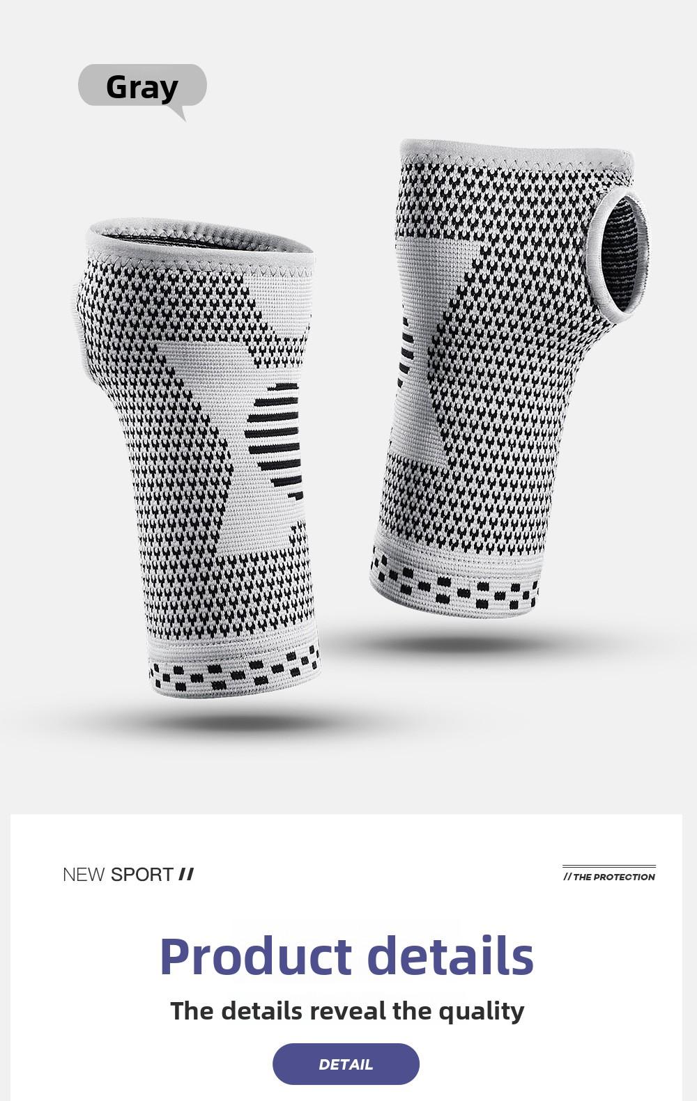 Sports wrist guard Fixed tendon sheath Sheath Weightlifting fitness wrist guard Sweat absorption Elastic pressure breathable anti-sprain protective gear