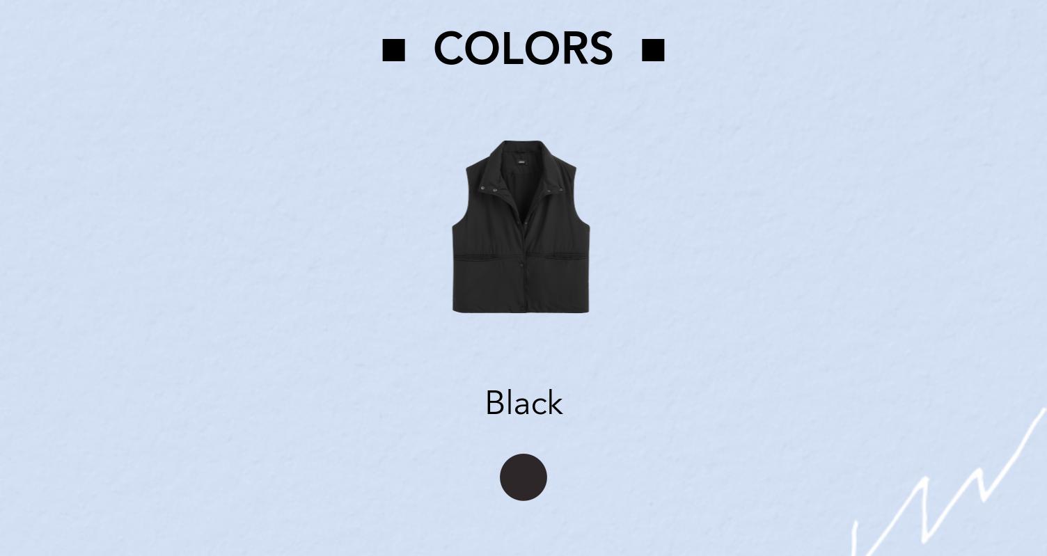 Cider [size 4-10] Collar Solid Pocket Puffer Vest