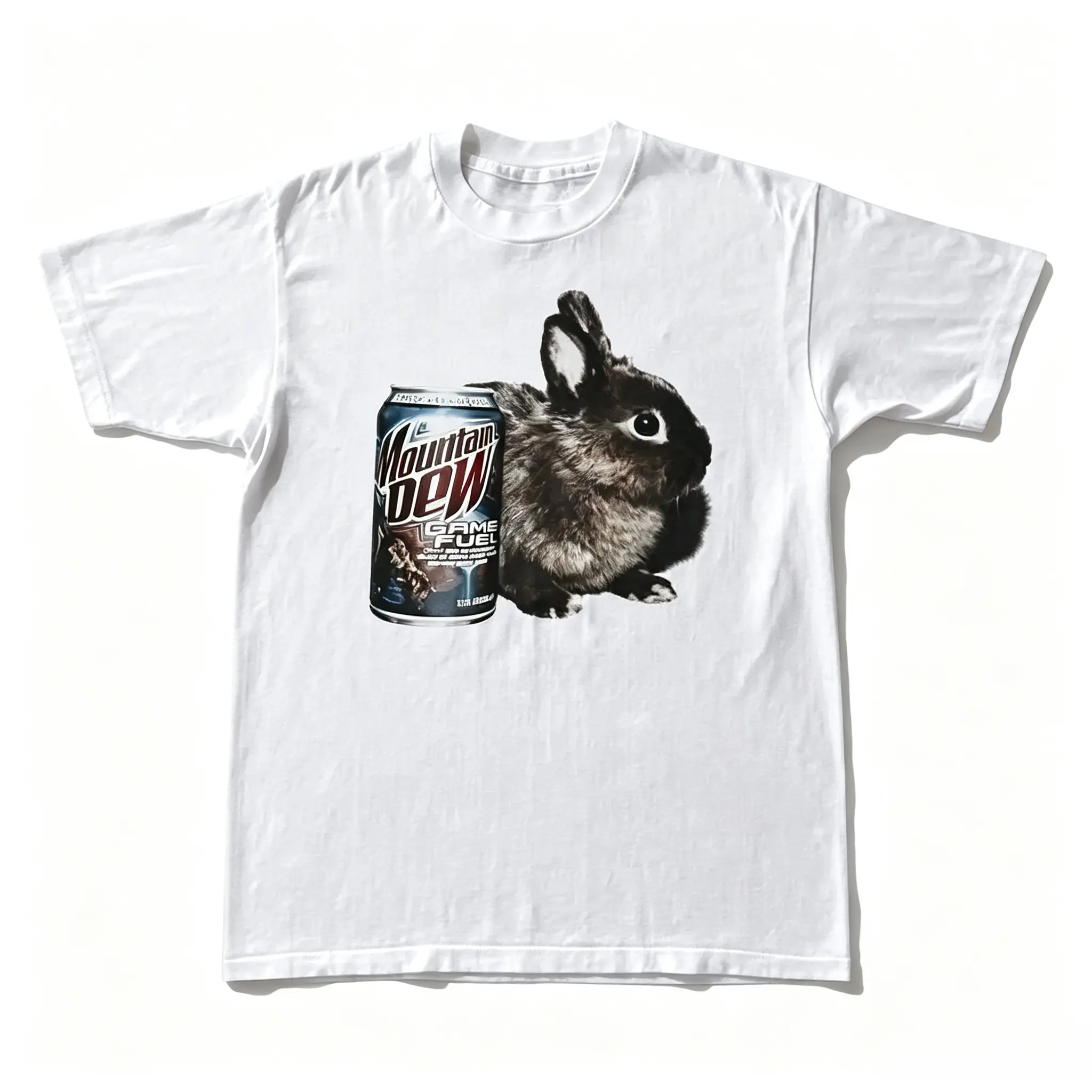 The Vintage Funny Bunny Mountain Dew Shirt, Cute Rabbit Shirt, Gift For Woman, Gift For Men, Womenswear Top Underwear Streetwear, Trending Shirt