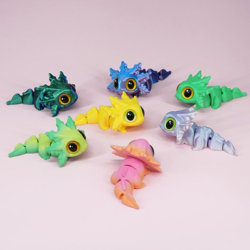 3pcs 3D Printed N & Y Button Clicker Desk Decor Cute Stress Relief Ornament Holiday Gift