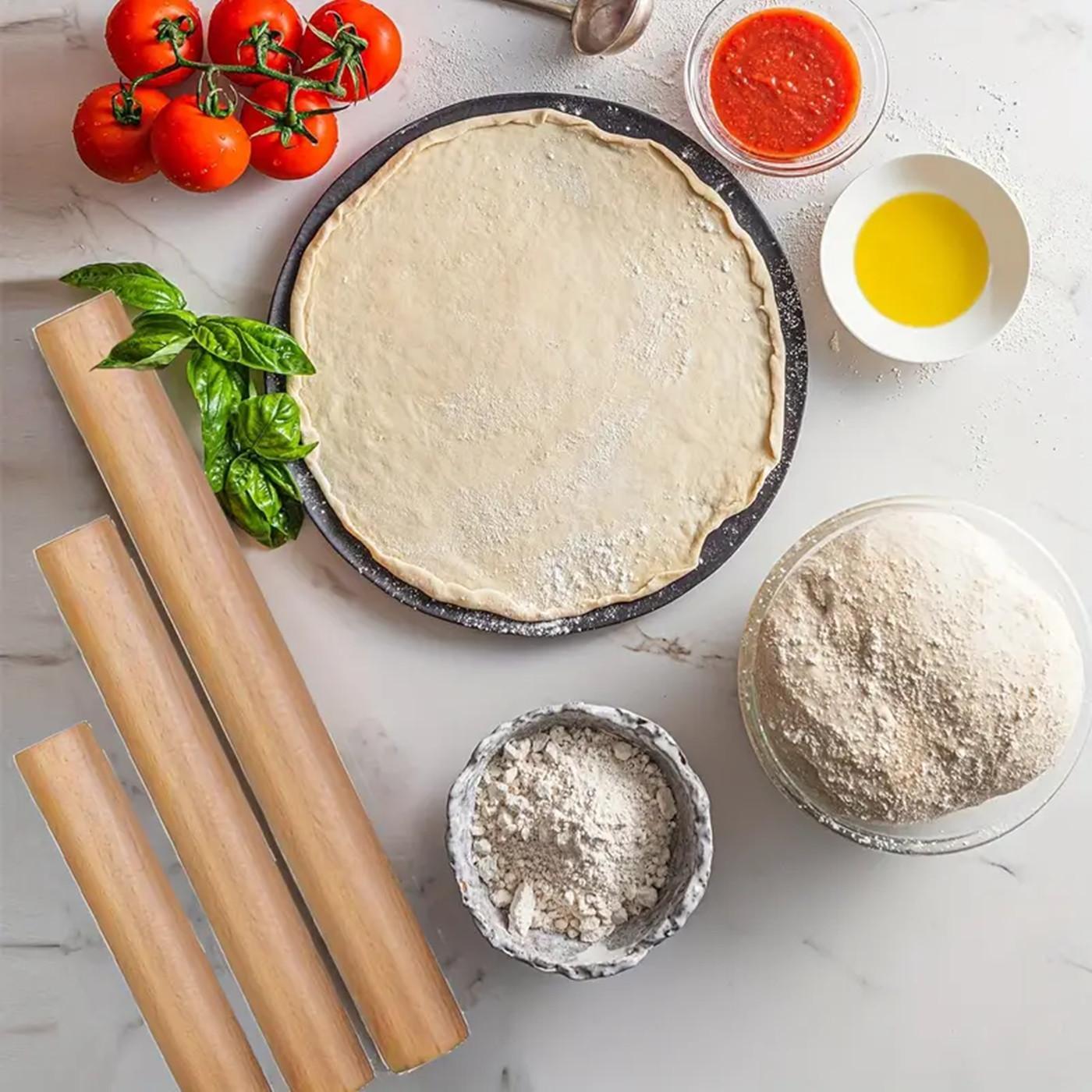 Solid Wood Rolling Pin for Dumpling and Noodle Making, Kitchen Baking Tool for Pressing and Shaping Dough, Perfect for Cooking Enthusiasts, Baking Supplies