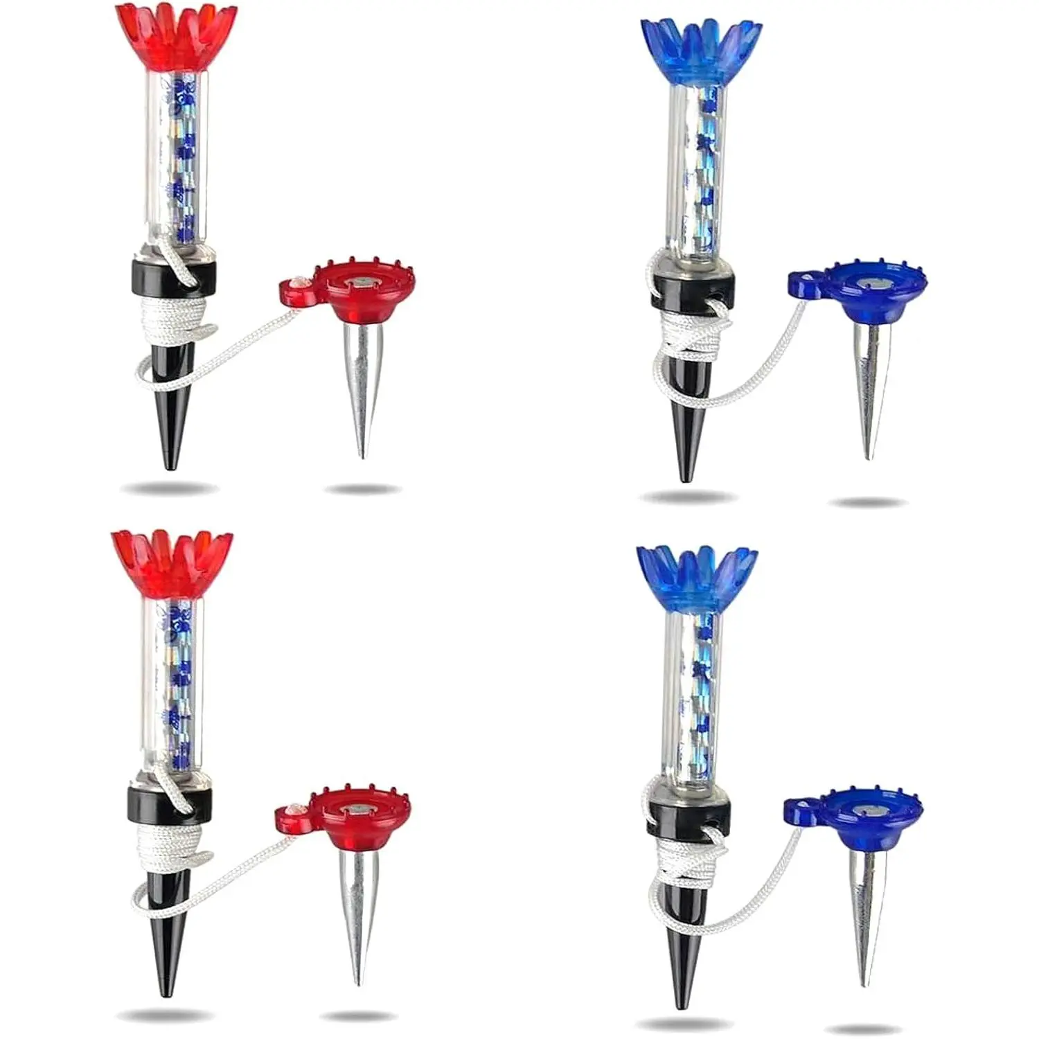 Golf Tees Plastic  2/4/8/12 Pack | Step Tee for Consistent Height, Unbreakable Plastic Long Lasting, 80mm Tee for Driving Practice,  System Compatible