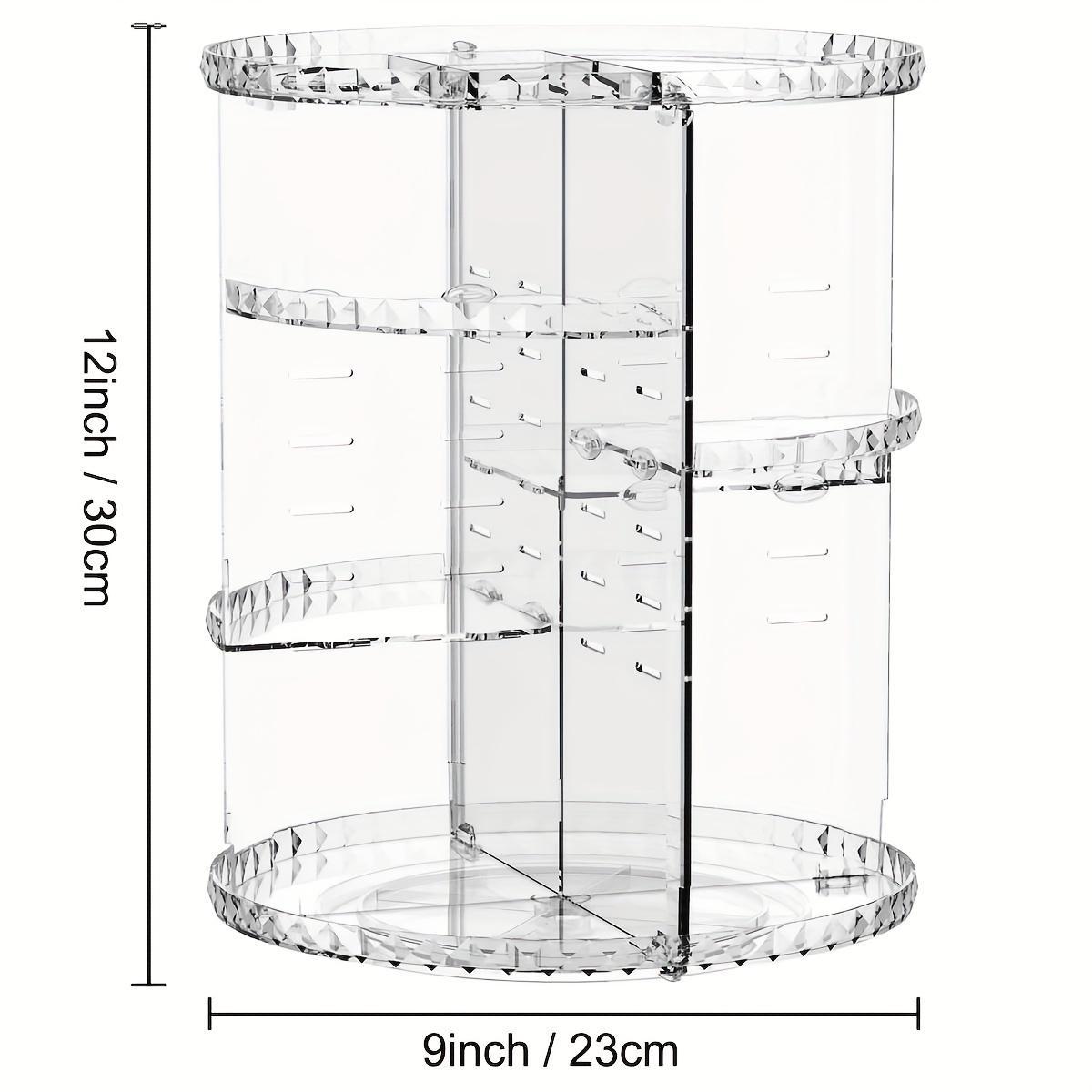360 °   Rotating Makeup Organizer, Multi Layer Clear Large Capacity Spinning Skincare Organizer, Storage Holder for Home Bedroom Bathroom, Home Organizer, Cosmetic Organizer