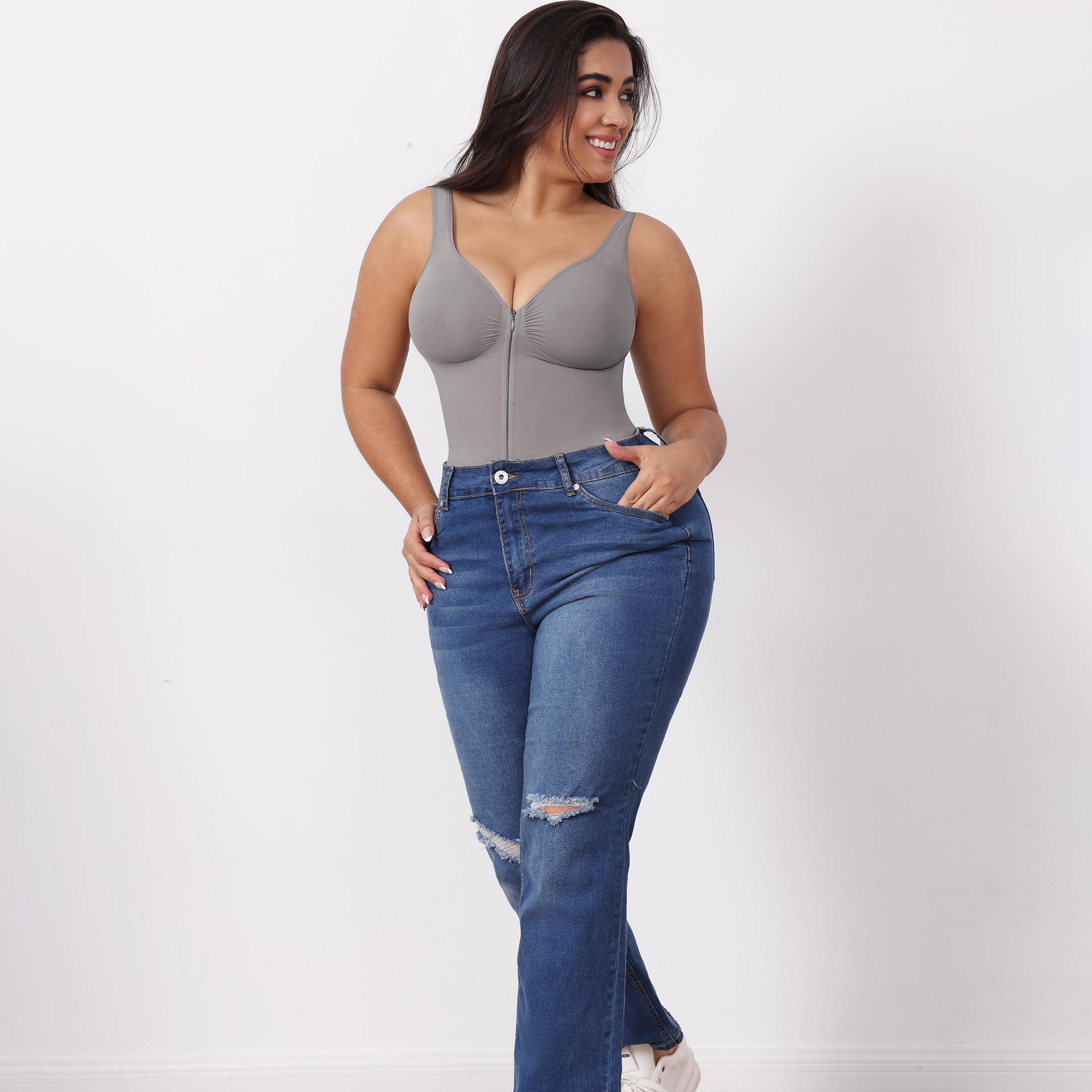 SHAPUM Fajas Colombianas Shapewear for Women Tummy Control Full Shapewear Butt Lifter with Zipper Crotch Ultra Stretch Comfortable Fit Breathable Design#Spring Picks#TikTokShopSpringGlowUp