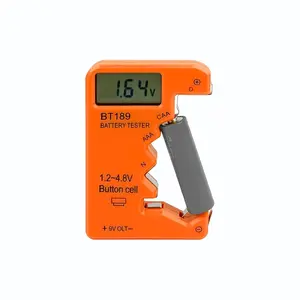 Tester Checker,   Tester for  AAA C D 9V 1.5V, Small  Checker for   - Orange Color