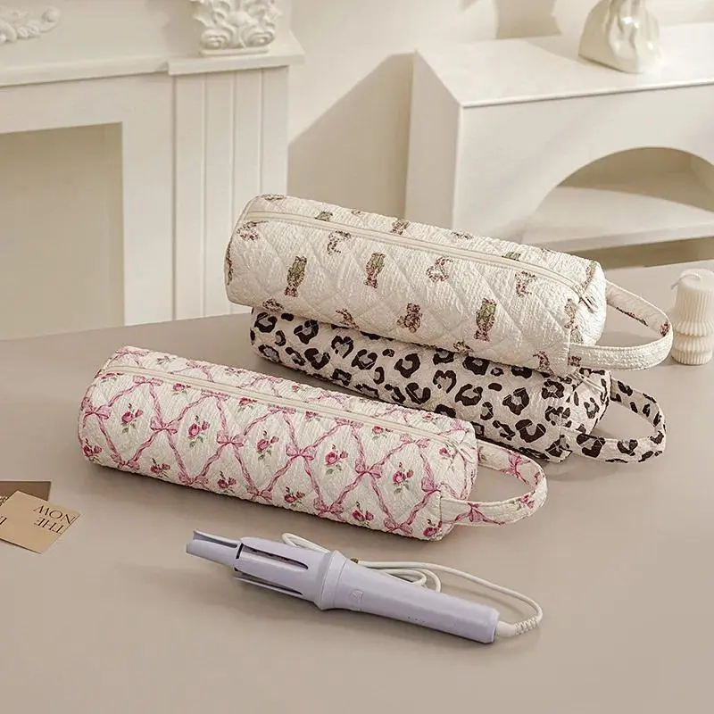 Polyester Travel Home Organiser - Durable, Reusable, Compact Flat-Type Rectangular Storage Bag for Handheld Hair Dryers, Curling Irons, Hair Straighteners Compatible with Dyson, Laifen