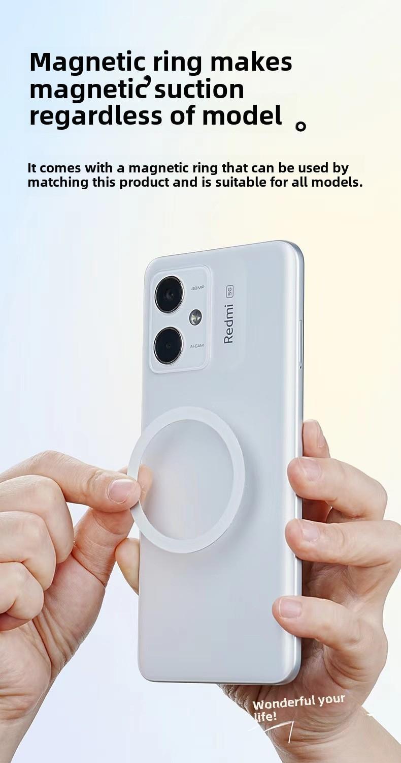 Grippopso Magnetic Folding Mobile Phone Grip Holder Socket Support Tok for IPhone 16 15 14 13 Ring Finger Expanding Stand