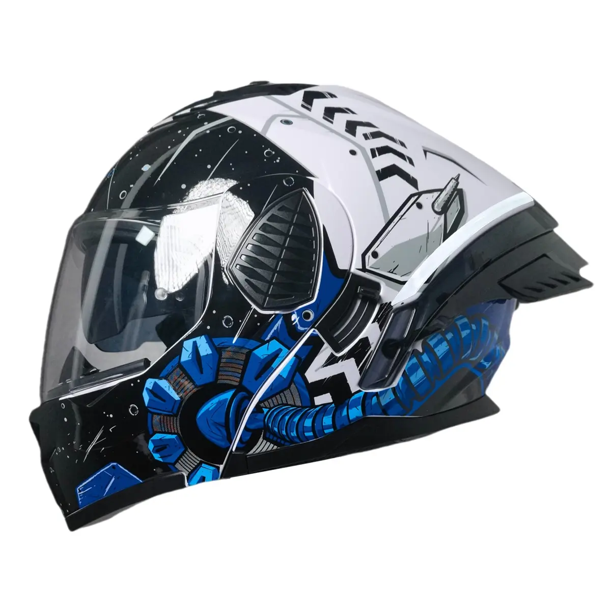flip up motorcycle helmet plasma blue Kask Super Rescue Gear Blue Typhoon K27 ATV Dirt Bike Motocross Helmet Shoei Neotec 3 Modular Helmet