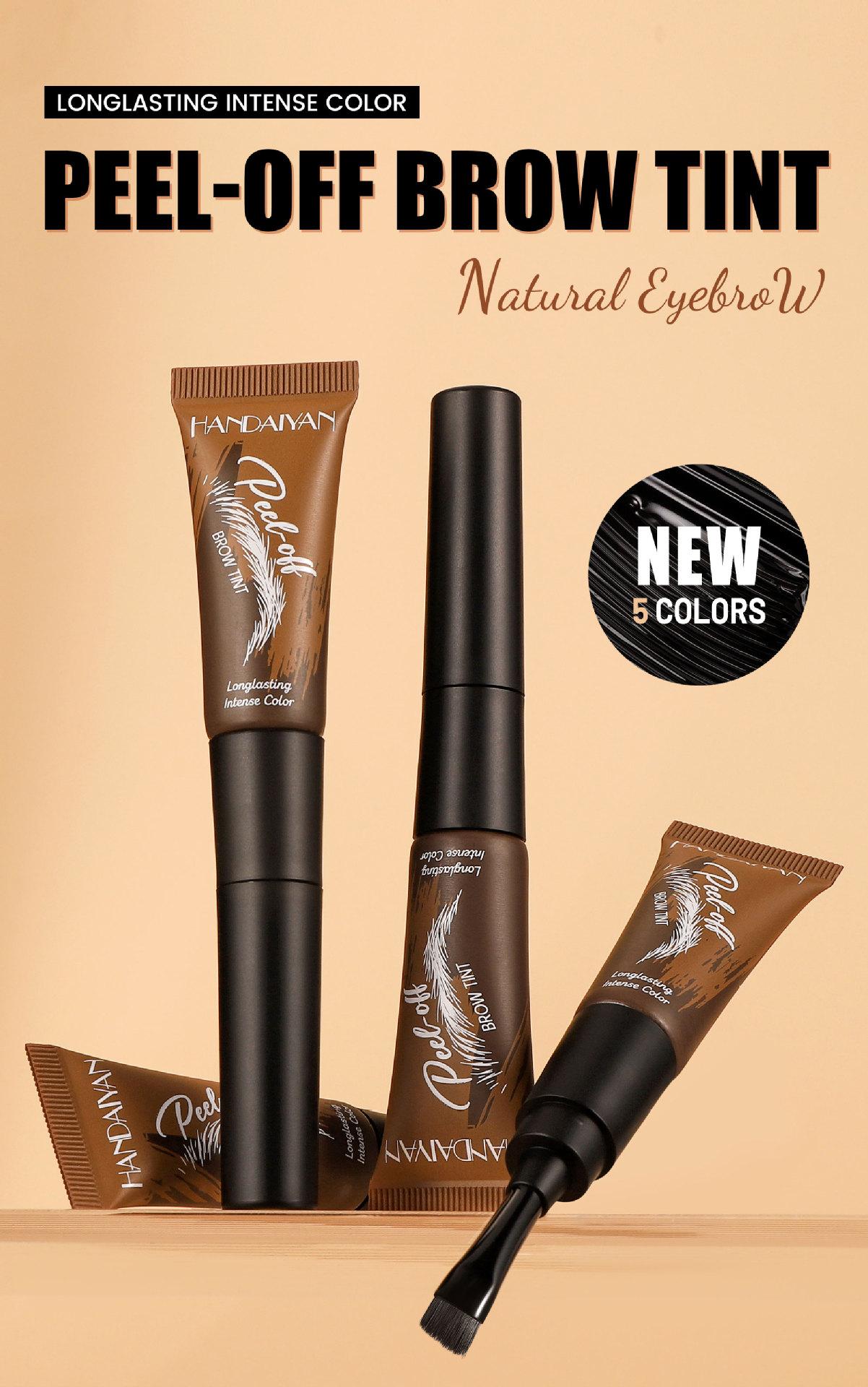 5-Color Tear-Off Brow Tint – Waterproof, Non-Fading, Long-Lasting Pigment for Precise Brow Definition & Effortless Wild Brow Looks - Easy-to-Use Makeup Tool for Women, Cosmetics, Eyebrow products 5-Color Tear-Off Brow Tint – Waterproof, Non-Fading, Long-Lasting Pigment for Precise Brow Definition & Effortless Wild Brow Looks - Easy-to-Use Makeup Tool for Women, Cosmetics, Eyebrow products
