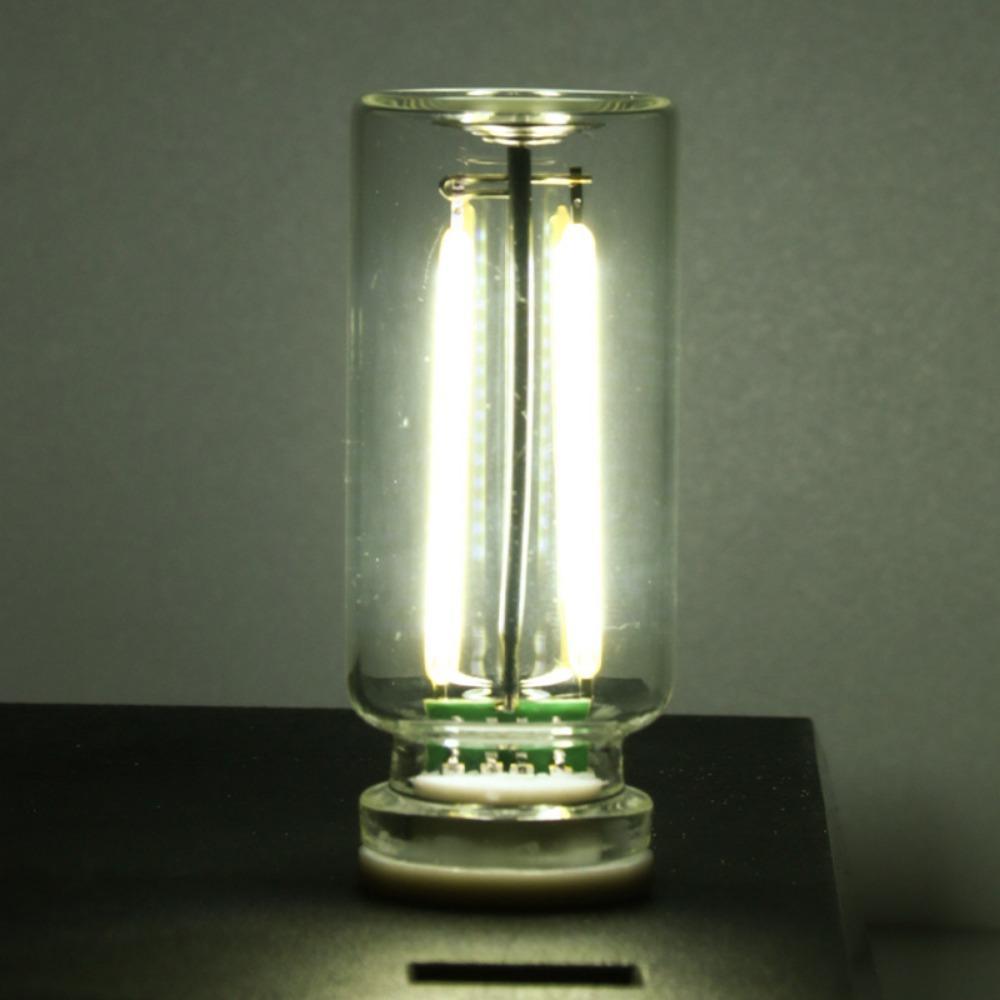 USB Touch Control Transparent LED Night Light, Car Atmosphere Lamp, Edison Bulb, Incandescent LED Filament Bulb, DIY Car Decoration, Adjustable Atmosphere Light