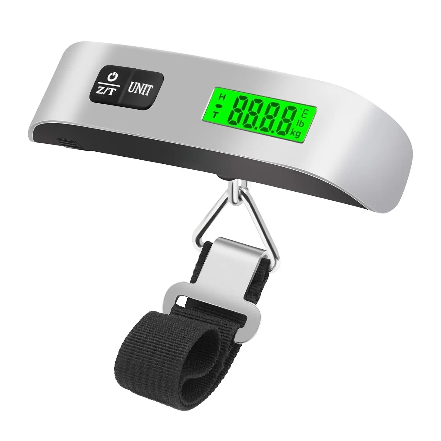 Digital Luggage Scale Travel Luggage Weight Scale, Max 110lbs/50kg Baggage Scale with Backlit LCD Display