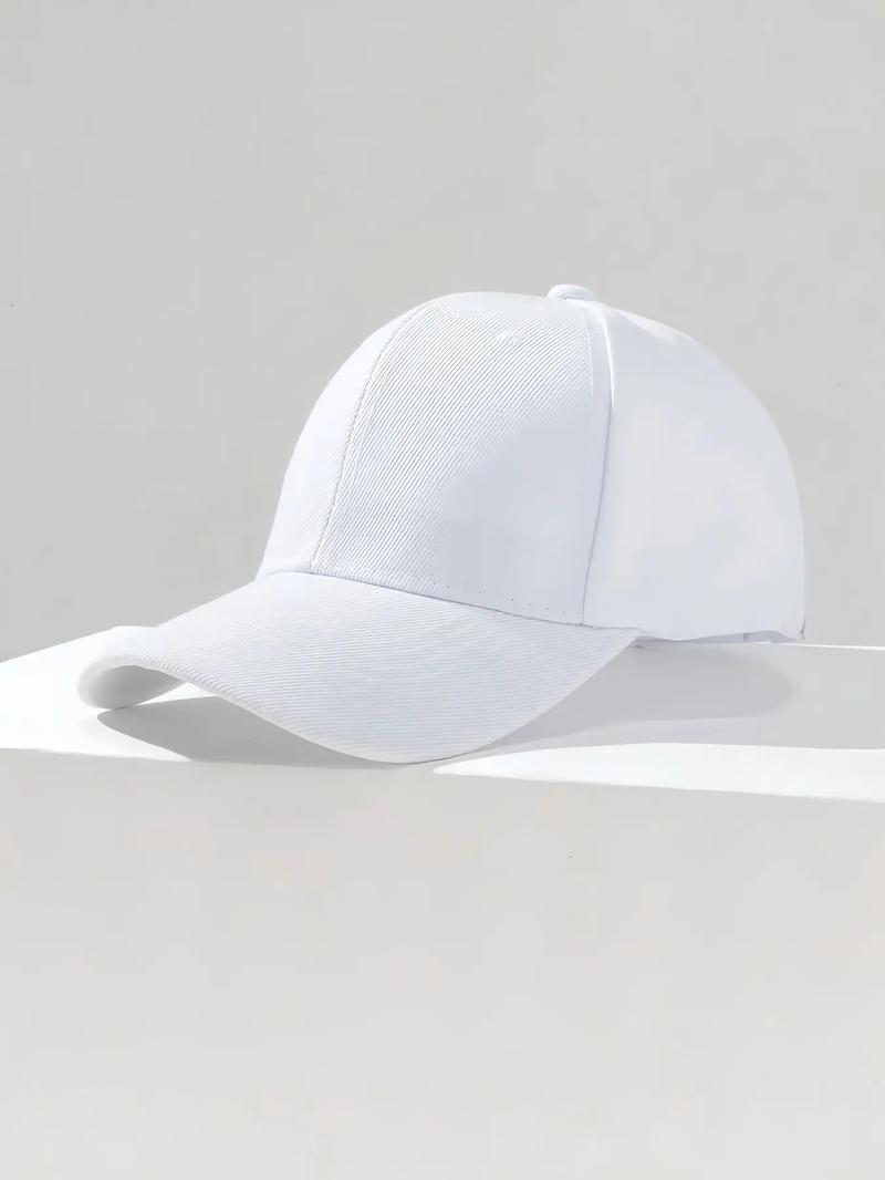 1 Piece/2pcs Unisex Casual Trendy Plain Color Baseball Cap Adjustable, Summer 2024 Street Style Sportive Minimalist Baseball Cap, Fashionable Hat for Men & Women for All Season, National Day Offers