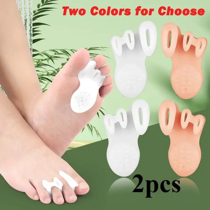 2 counts Gel Toe Separators & Ball of Foot Cushions Toe Spacers to Your Toes