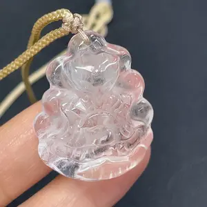 Clear Quartz Nine-Tailed Fox General Pendant| Boost Career & Social Connections