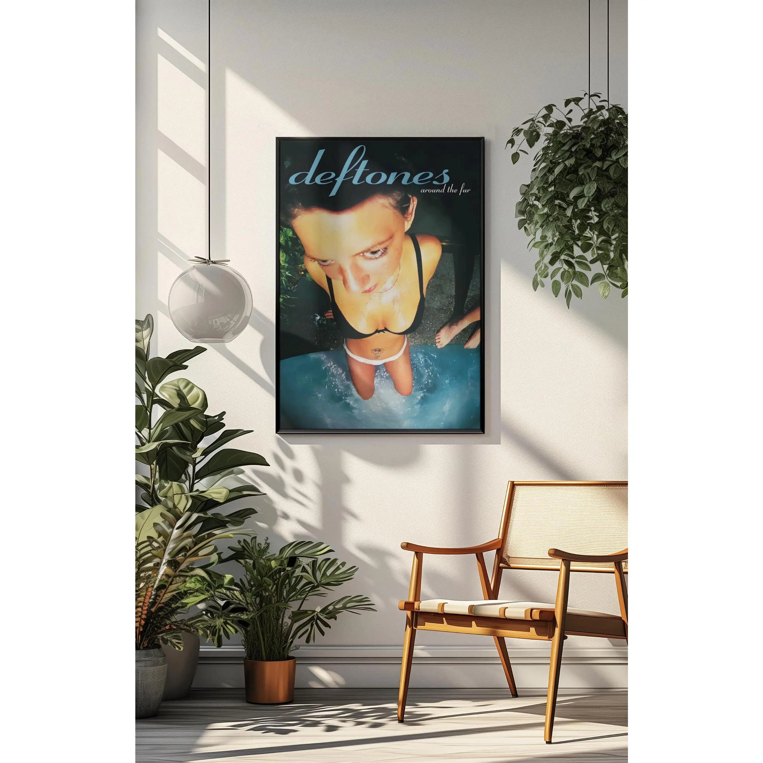 Deftones Around the Fur Album Cover Poster, Iconic Alternative Rock Print, 90s Music Aesthetic Wall Art, Rock Band Y2K Apartment Decor Gift