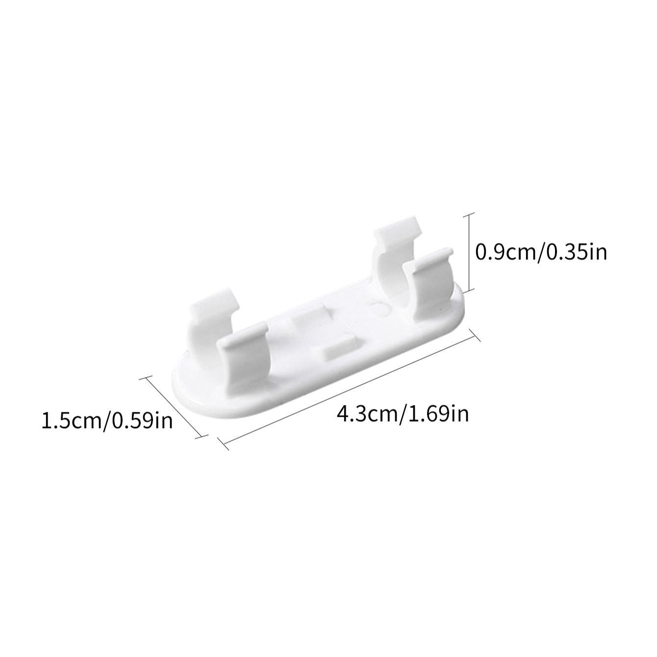 Self-adhesive Wire Fixer, 10pcs/20pcs Wire Organizer, Wire Fixer, Cable Organizer, Home Organizer for Living Room Bedroom