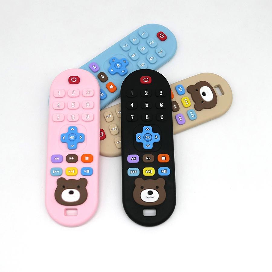 Remote-Control-Shaped Baby Teether Toy, Teether Toy for Boys and Girls, Suitable as a Gift for Boys and Girls, Sensory Teether