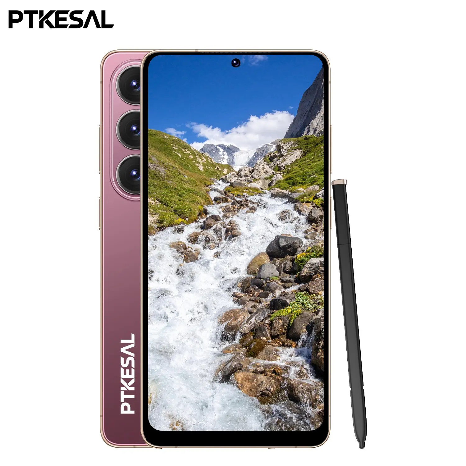 PTKESAL - Lightweight and Durable 26 Ultra Smartphone with 4100mAh Battery, 3GB RAM, 32GB ROM, 6.75-inch Transparent Display Screen, 5+13MP HD Dual Camera, Android 12.0 System, 4G Network, Dual SIM, Dual standby TV, All in One Smart Phone